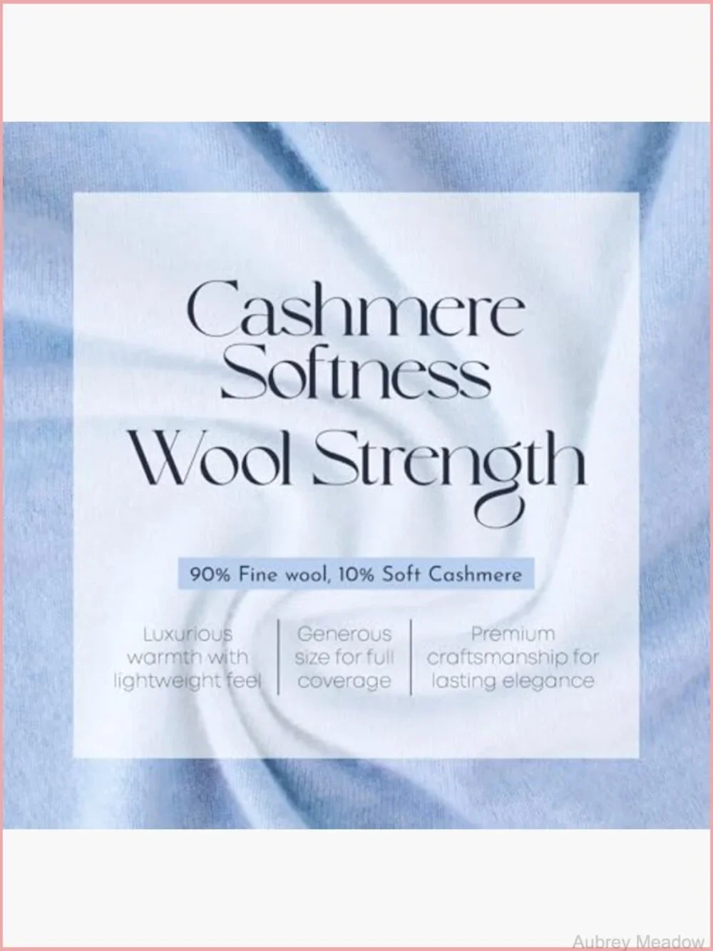 Luxury Knitted Cashmere Blend Wrap Shawl Pashmina Stole Travel Scarf